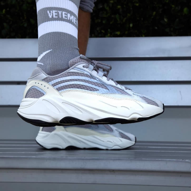 Yeezy Boost 700 V2 'Static' Shoes On Feet EF2829