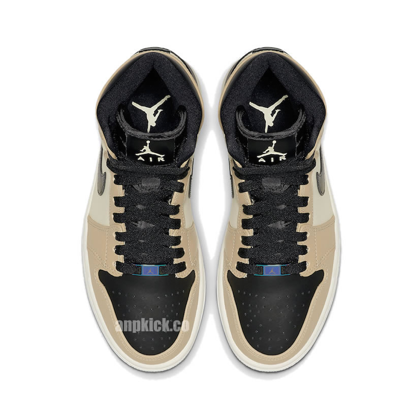 Air Jordan 1 High Premium Fossil Mens Wmns New Aj1 Shoes Ah7389 003 (4) - newkick.org
