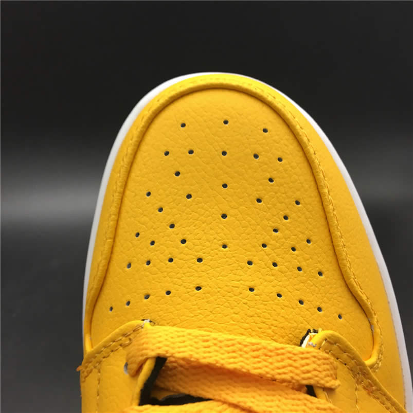 Air Jordan 1 Mid Shoes Taxi Yellow University Gold Aj1 554724 700 (17) - newkick.org
