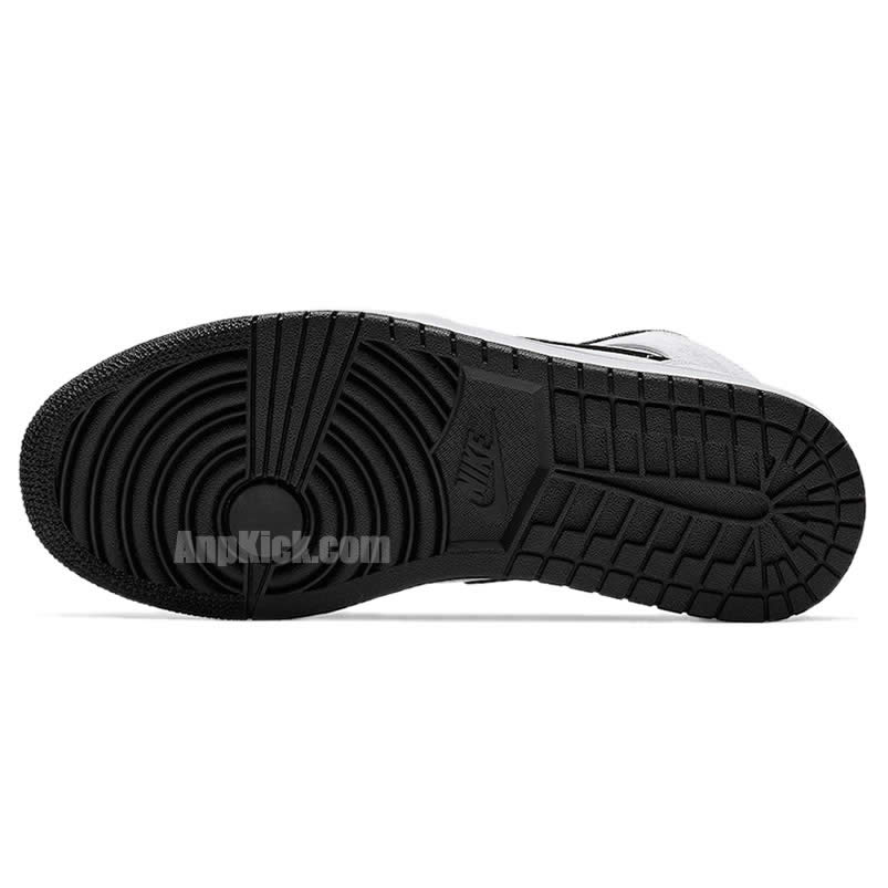 Air Jordan 1 Mid 'White/Silver' Kawhi Leonard Alternate Shoes 554724-121