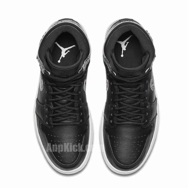 Air Jordan 1 Retro High 'Snakeskin' Black Shoes AH7389-004