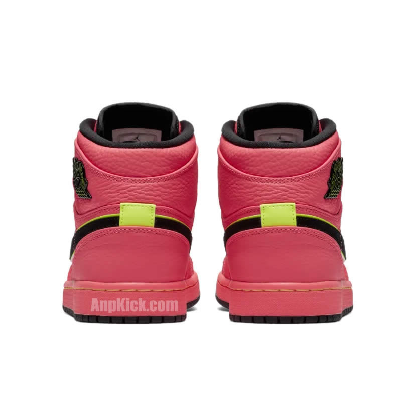 Air Jordan 1 Retro Premium Hot Punch Pink Womens Aq9131 600 (5) - newkick.org