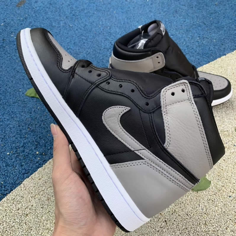 Air Jordan 1 'Shadow' Grey 2018 On Feet Mens GS Outfit Shoes 555088-013 Pics