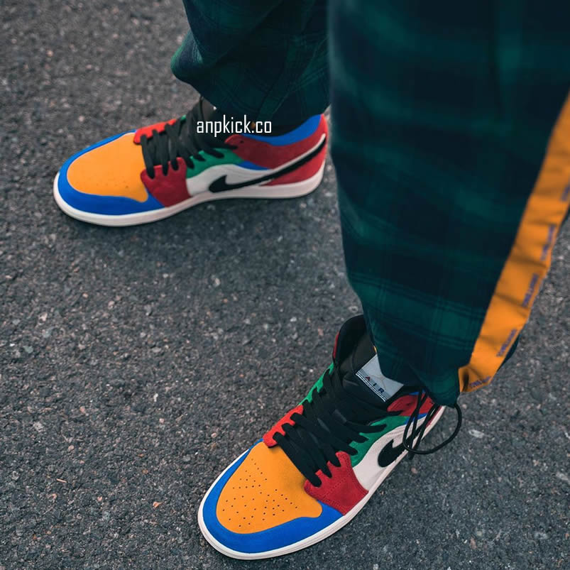 Blue The Great Air Jordan 1 Mid Fearless Outfit On Feet Release Date Cu2805 100 (2) - newkick.org