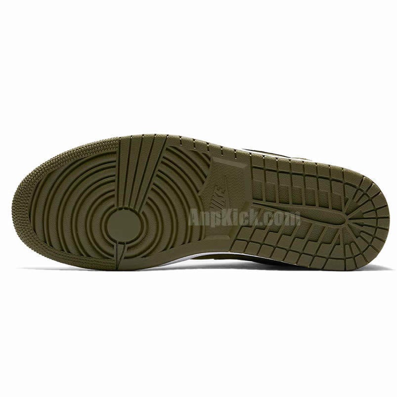 Nike Air Jordan 1 Mid 'Dark Olive Canvas' Release Date 554724-301