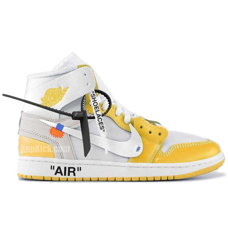 Off White Air Jordan 1 Yellow Chicago New Release Date For Sale (1) - newkick.org