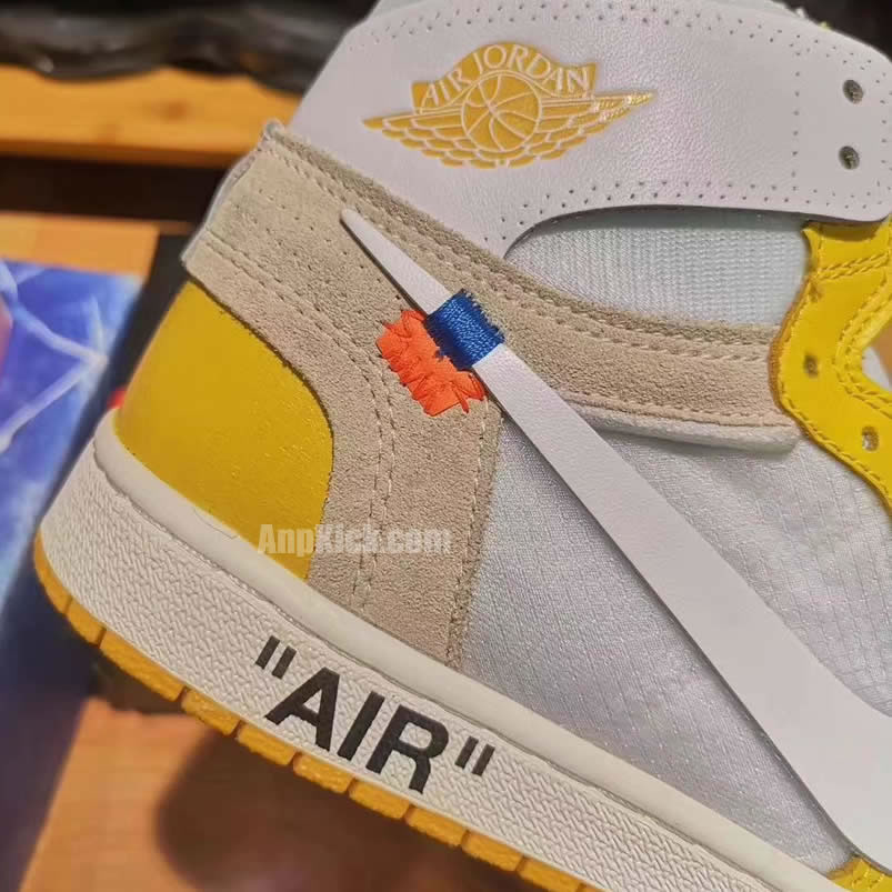 Off White Air Jordan 1 Yellow Chicago New Release For Sale (4) - newkick.org