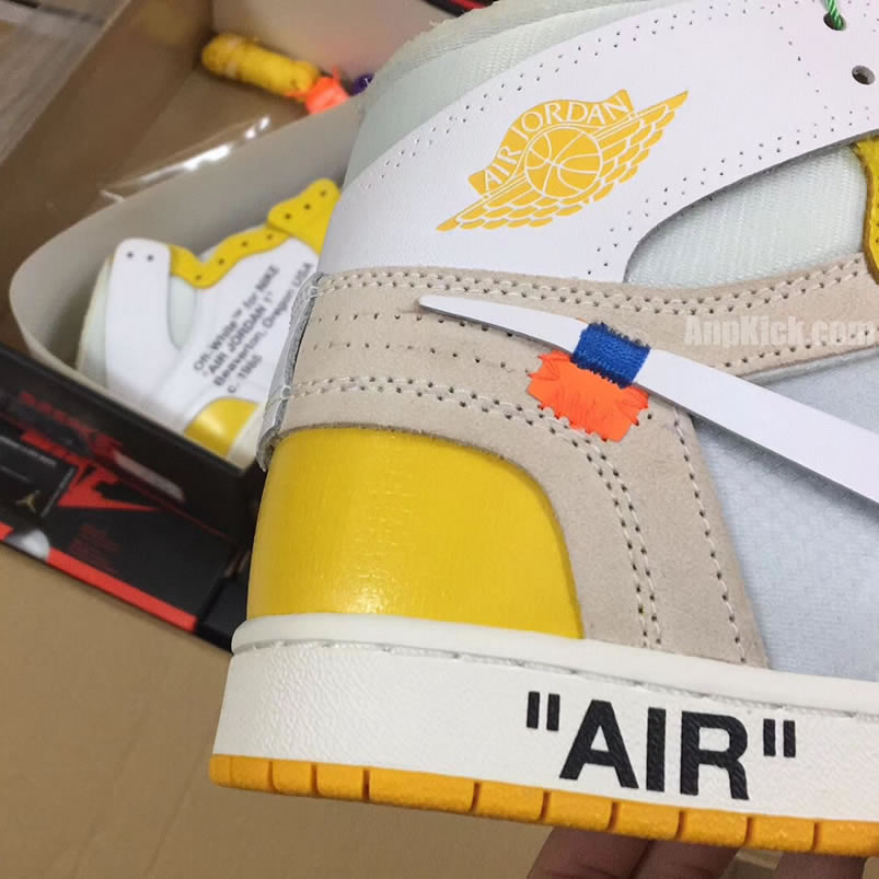 Off White Air Jordan 1 Yellow Chicago New Release For Sale (6) - newkick.org