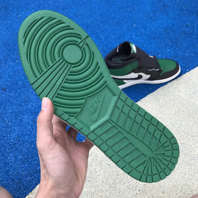 pine green new air jordan 1 high og shoes 555088-302 release date detail image