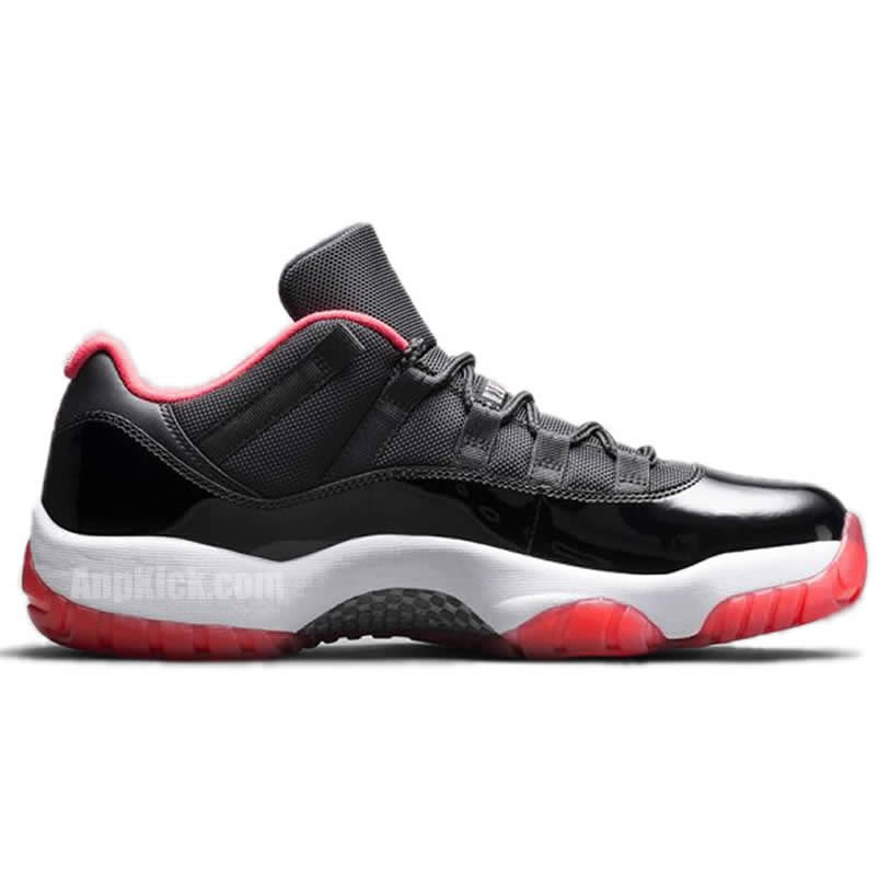 Air Jordan 11 Low 'Bred' On Feet For Sale Black Red Price 528895-012