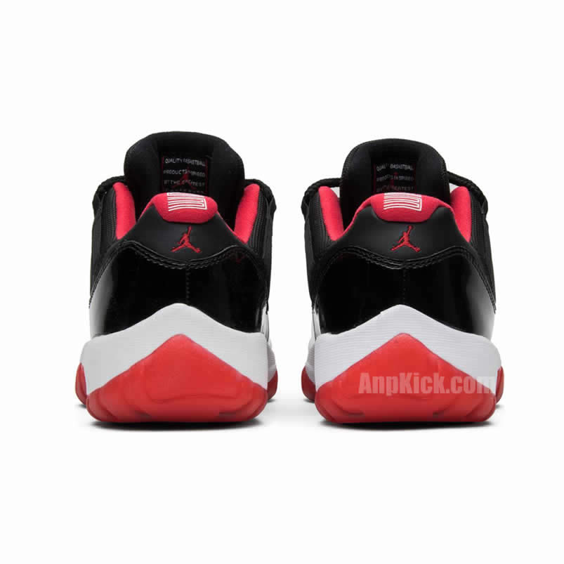 Air Jordan 11 Low 'Bred' On Feet For Sale Black Red Price 528895-012