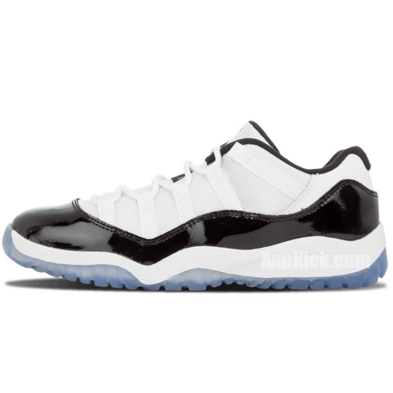 Air Jordan 11 Low Concord Mens Bg Gs White Black Aj11 Shoes 528896 153 528895 145 (1) - newkick.org