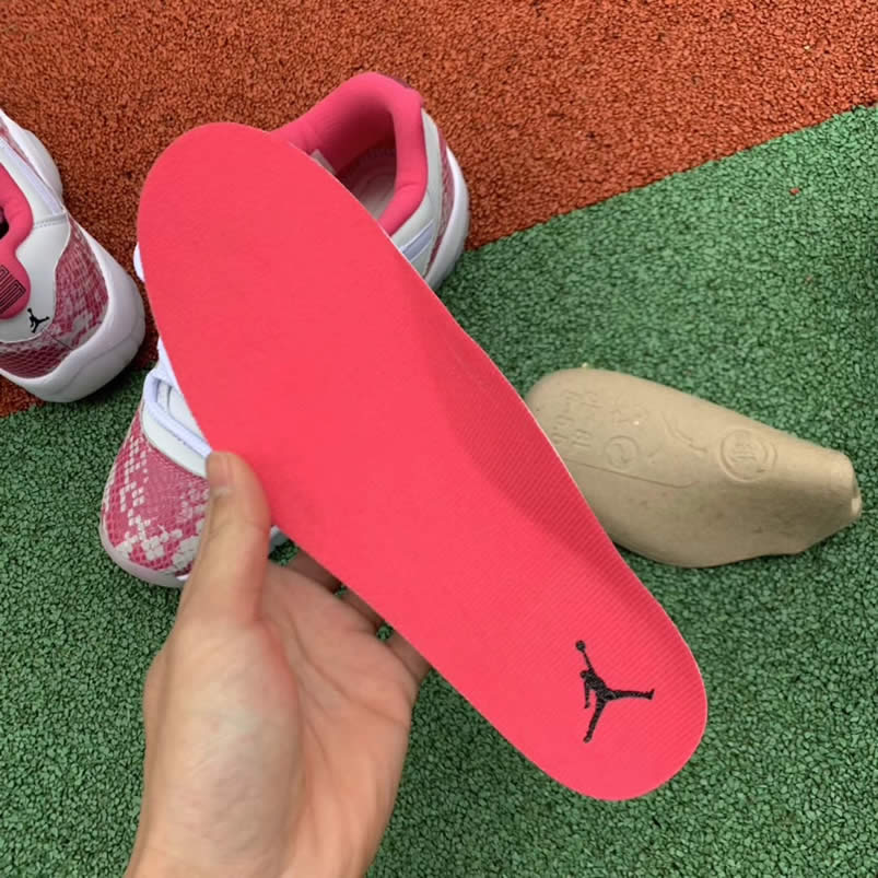 Air Jordan 11 Low Womens Wmns Snakeskin 2019 Pink Shoes Ah7860 106 (9) - newkick.org