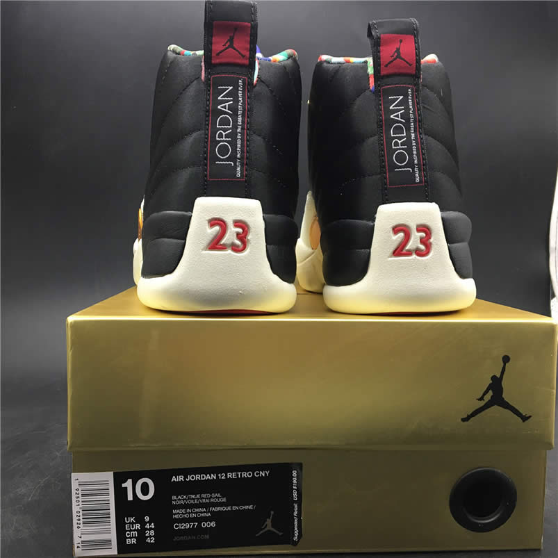 Air Jordan 12 CNY 2019 Chinese New Year Release Date For Sale CI2977-006 Detail