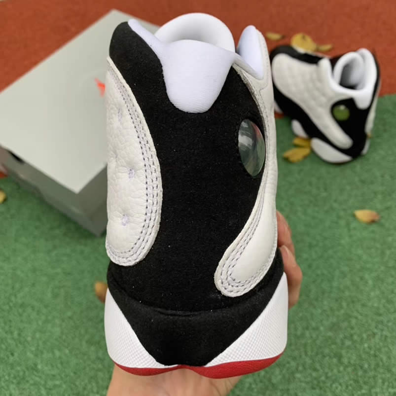 Air Jordan 13 'He Got Game' 2018 Black And White Pics Outfit For Sale 414571-104