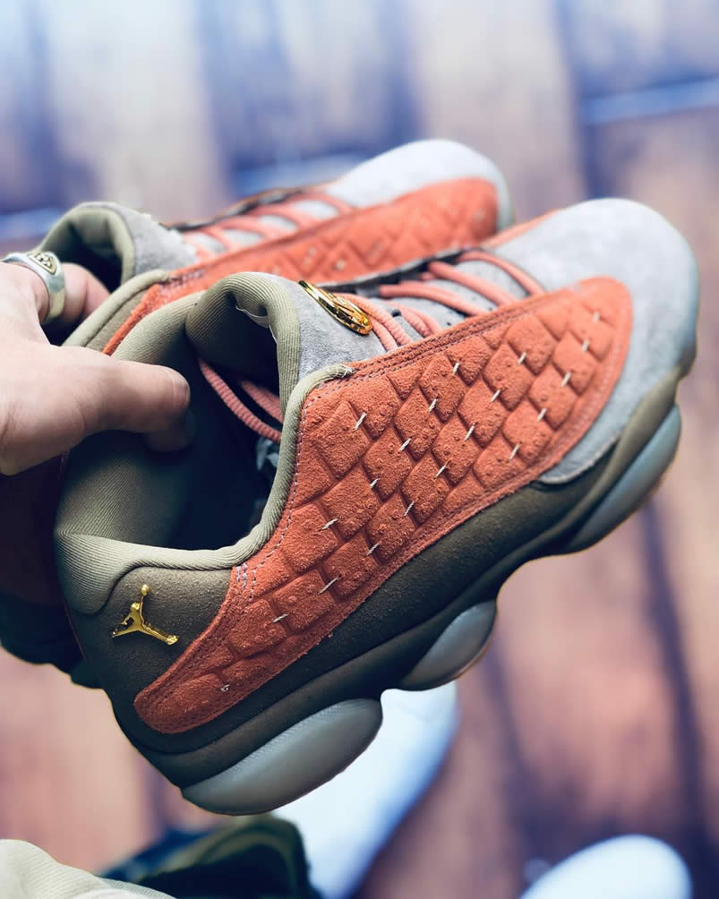 Clot x Air Jordan 13 Low 'Terracotta Warriors' Shoes For Sale AT3102-200 Detail