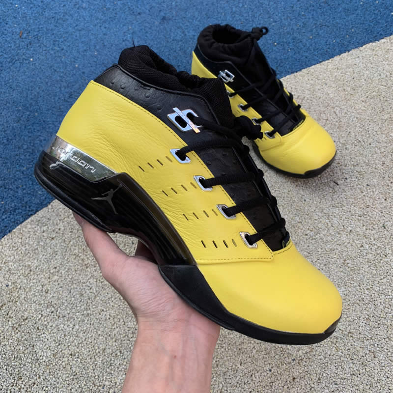 SoleFly x Air Jordan 17 Low 'Lightning' Shoes Yellow And Black