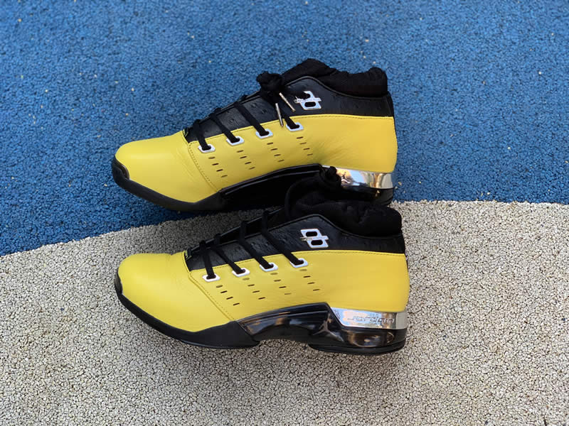SoleFly x Air Jordan 17 Low 'Lightning' Shoes Yellow And Black