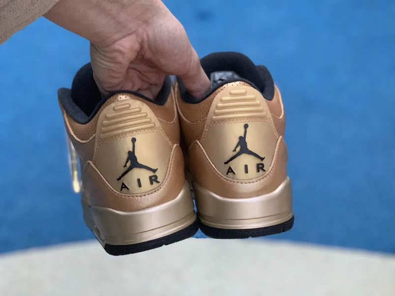 OVO Jordans x Air Jordan 3 Drake 6IX AJ3 Gold Shoes DK6883-097 Pics
