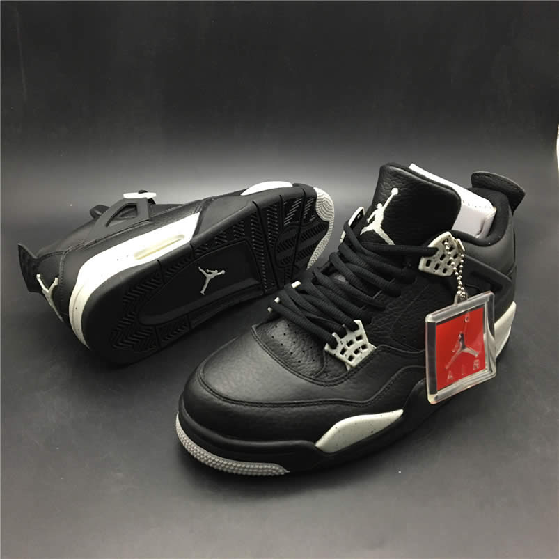 Air Jordan 4 Retro Ls Oreo Outfit Aj4 For Sale 314254 003 Pics (9) - newkick.org