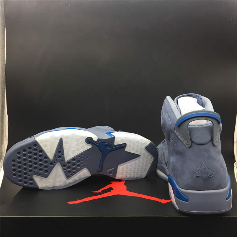 Air Jordan 6 'Jimmy Butler' PE Diffused Blue On Feet 384664-400 Pics