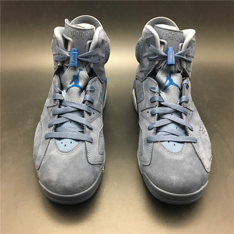Air Jordan 6 'Jimmy Butler' PE Diffused Blue On Feet 384664-400 Pics