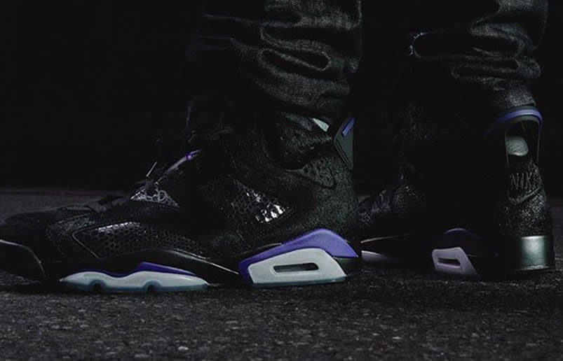 Social Status Air Jordan 6 Prm Pony Hair Black Cow Fur On Feet Ar2257 005 (2) - newkick.org