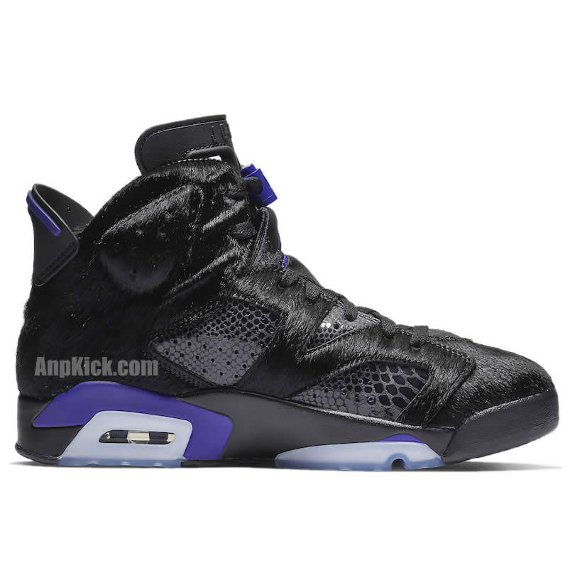 Social Status Air Jordan 6 Prm Pony Hair Black Cow Fur Snakeskin Ar2257 005 (2) - newkick.org