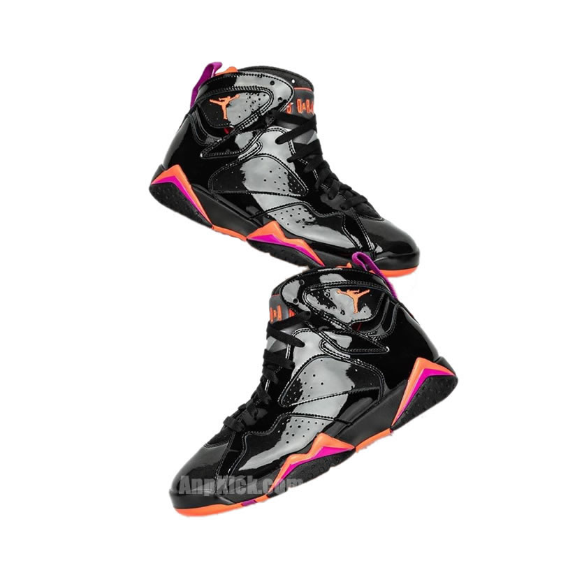 Air Jordan 7 Wmns Black Patent Leather Shoes Release Date 313358 006 (5) - newkick.org