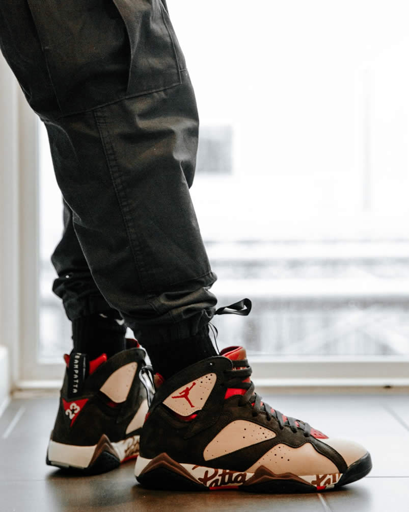 Patta Air Jordan 7 Og Sp Mahogany On Feet Price Release Date At3375 200 (1) - newkick.org