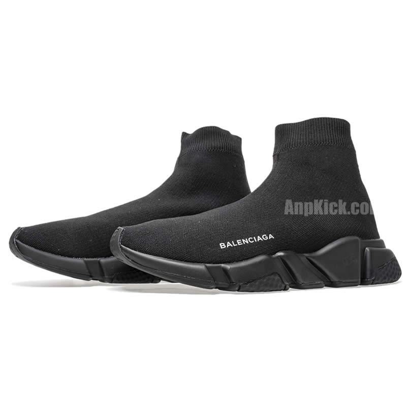 Balenciaga Shoes Like Socks Top Originals Speed Runners All Black 483502W05G0