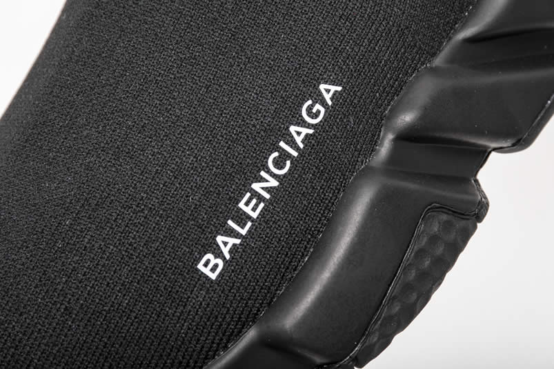 Balenciaga Shoes Like Socks Top Originals Speed Runners All Black 483502W05G0 Pics