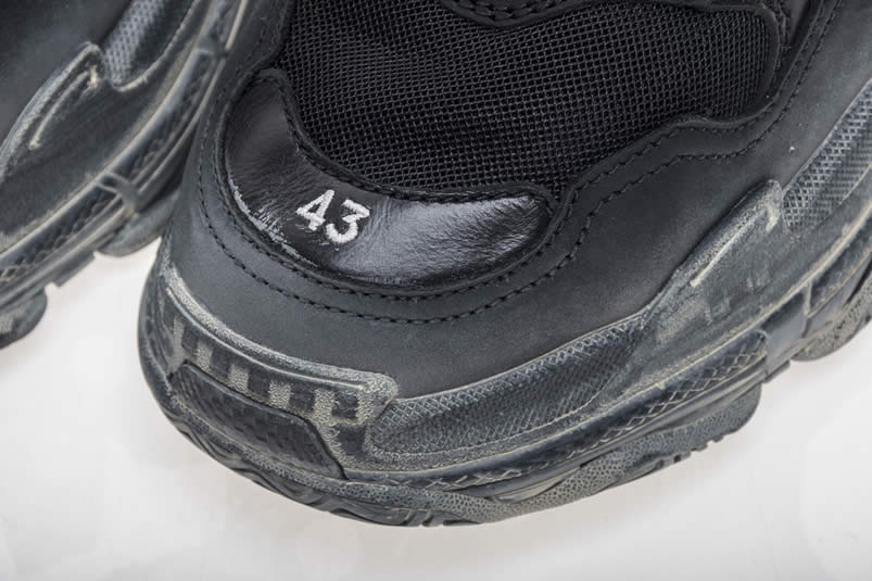 Balenciaga Triple S Sneakers Black Shoes 512176w09o1 1000 (11) - newkick.org