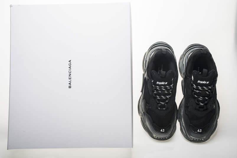 Balenciaga Triple S Sneakers Black Shoes 512176w09o1 1000 (35) - newkick.org