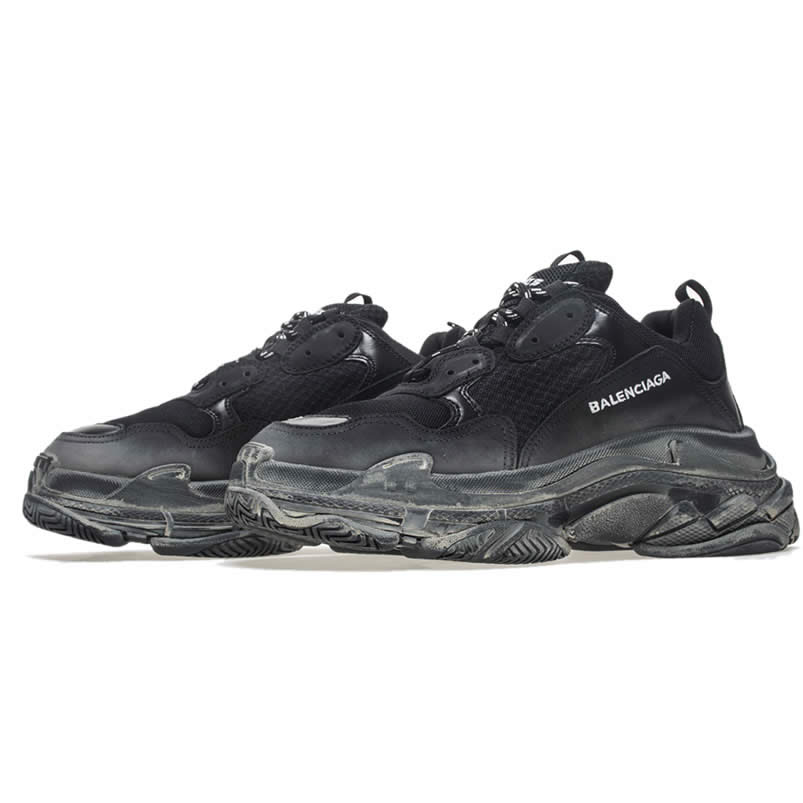 Balenciaga Triple S Sneakers Black Shoes 512176w09o1 1000 (4) - newkick.org