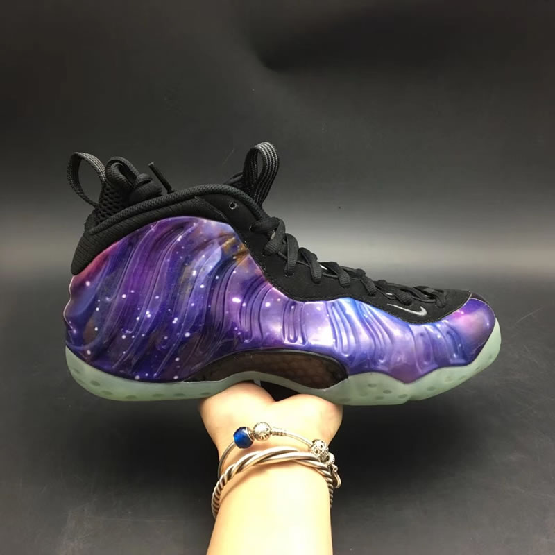 Nike Air Foamposite One NRG Galaxy In-Hand Right Side Image 521286-800