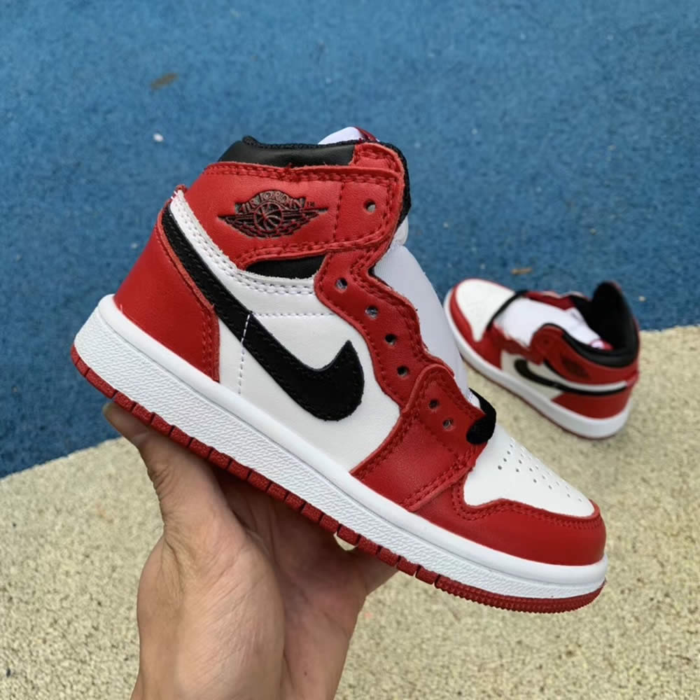 Kid Air Jordan 1 'Chicago' Shoes Sneakers Kids Sizes For Sale