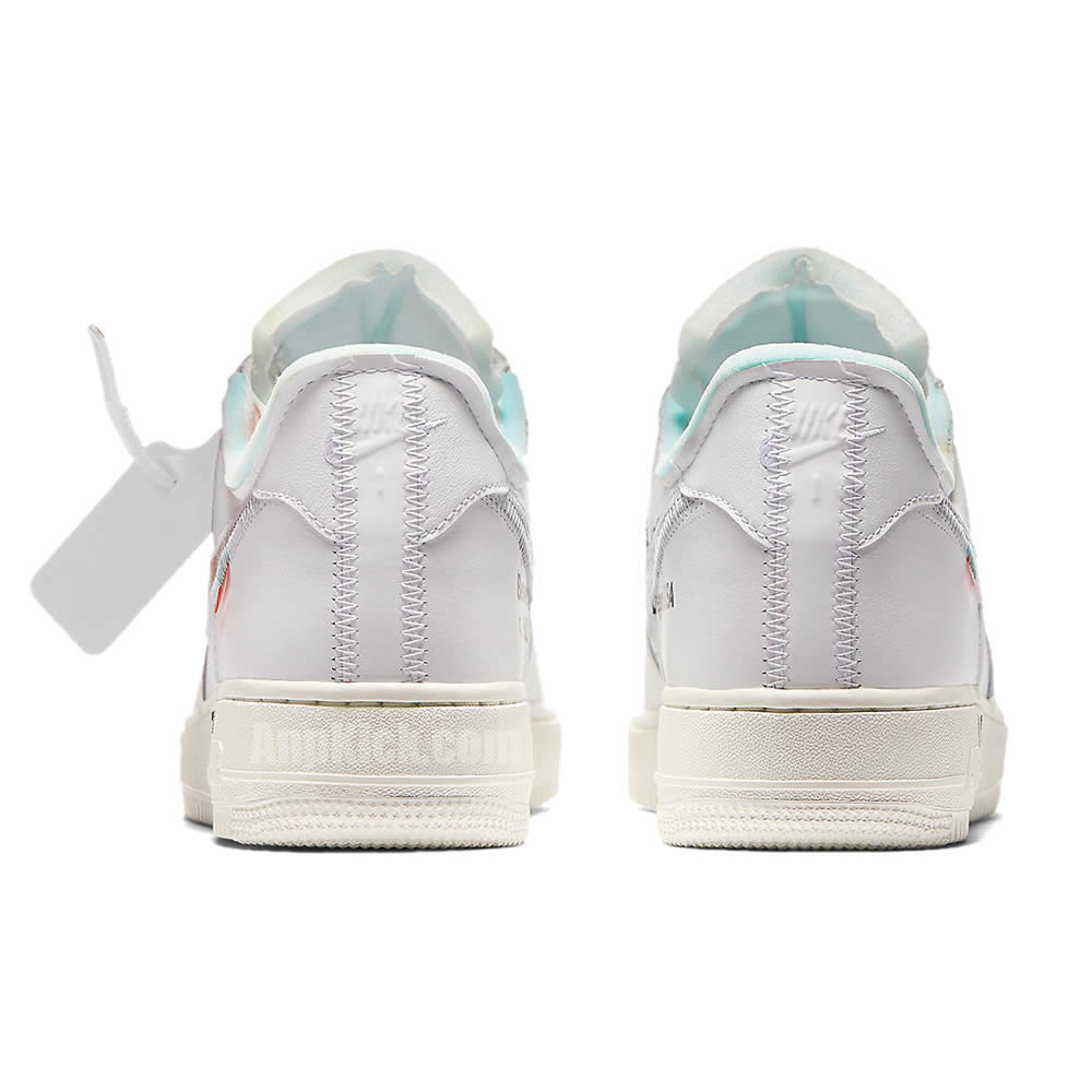 Off-White x Air Force 1 Low Silver 'The Ten' AF100 ComplexCon 07 Shoes AO4297-100