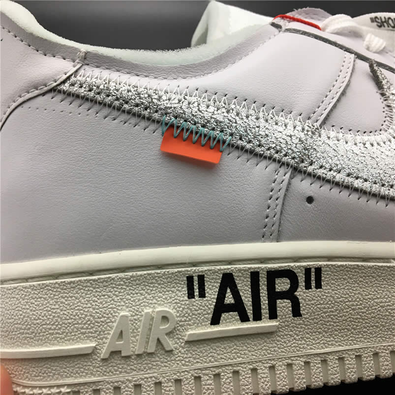 Off-White x Air Force 1 Low Silver 'The Ten' AF100 ComplexCon 07 Shoes AO4297-100 Pics