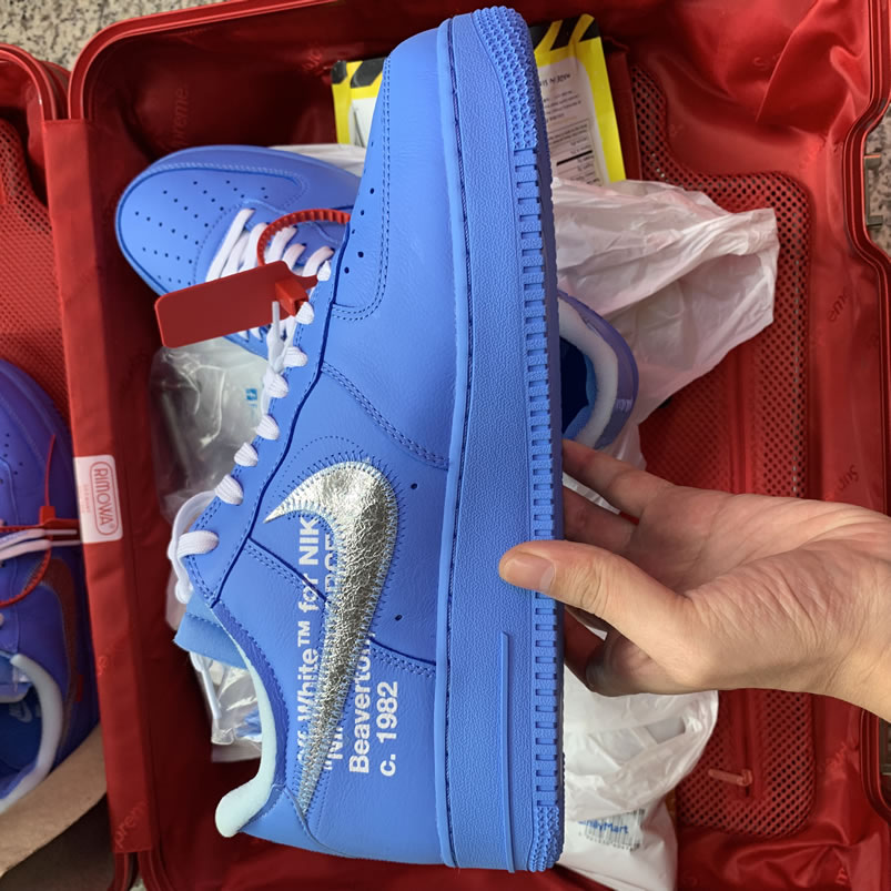 Off White Nike Air Force 1 Low Mca Blue For Sale Ci1173 400 (11) - newkick.org