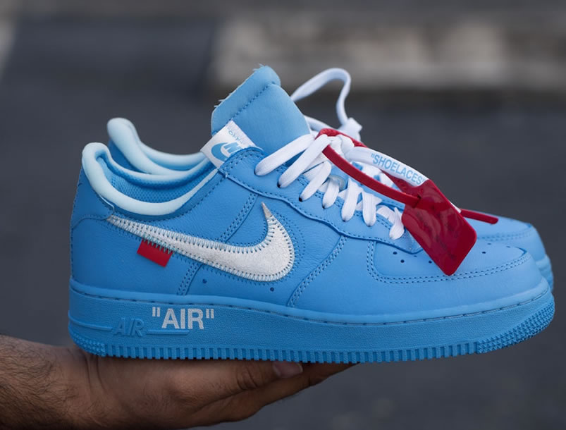 Off White Nike Air Force 1 Low Mca Blue For Sale Ci1173 400 (3) - newkick.org