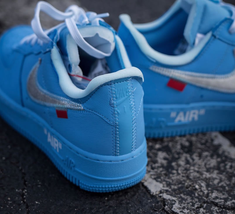 Off White Nike Air Force 1 Low Mca Blue For Sale Ci1173 400 (7) - newkick.org