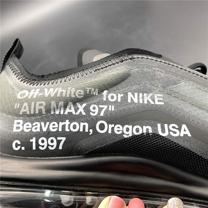 Off-White x Nike Air Max 97 OG 'All Black/Cone' AJ4585-001 Pics