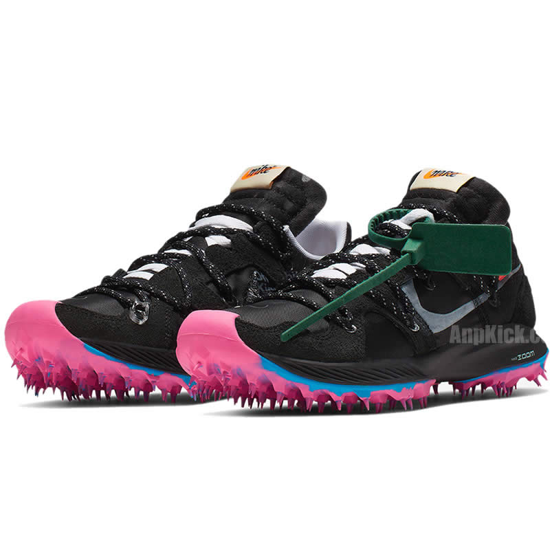 Off White Nike Zoom Terra Kiger 5 Black Pink Athlete In Progress Cd8179 001 (3) - newkick.org