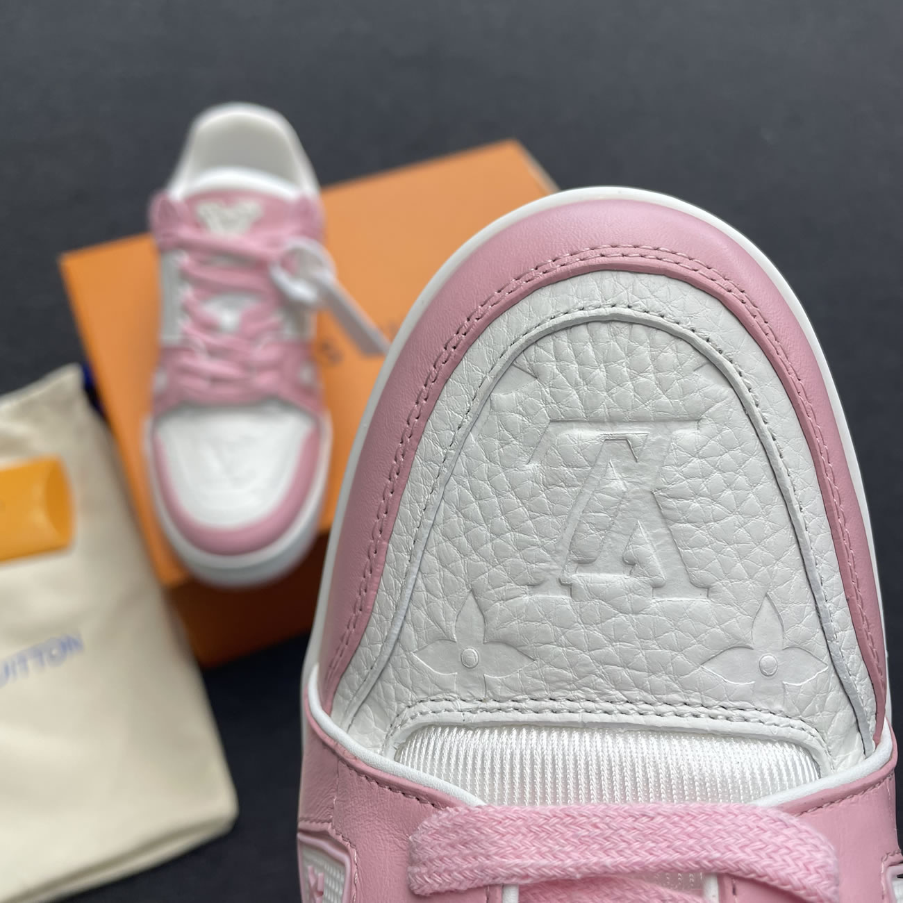 Lv Trainer Vuitton Sneaker Pink 1aa6w3 (10) - newkick.org