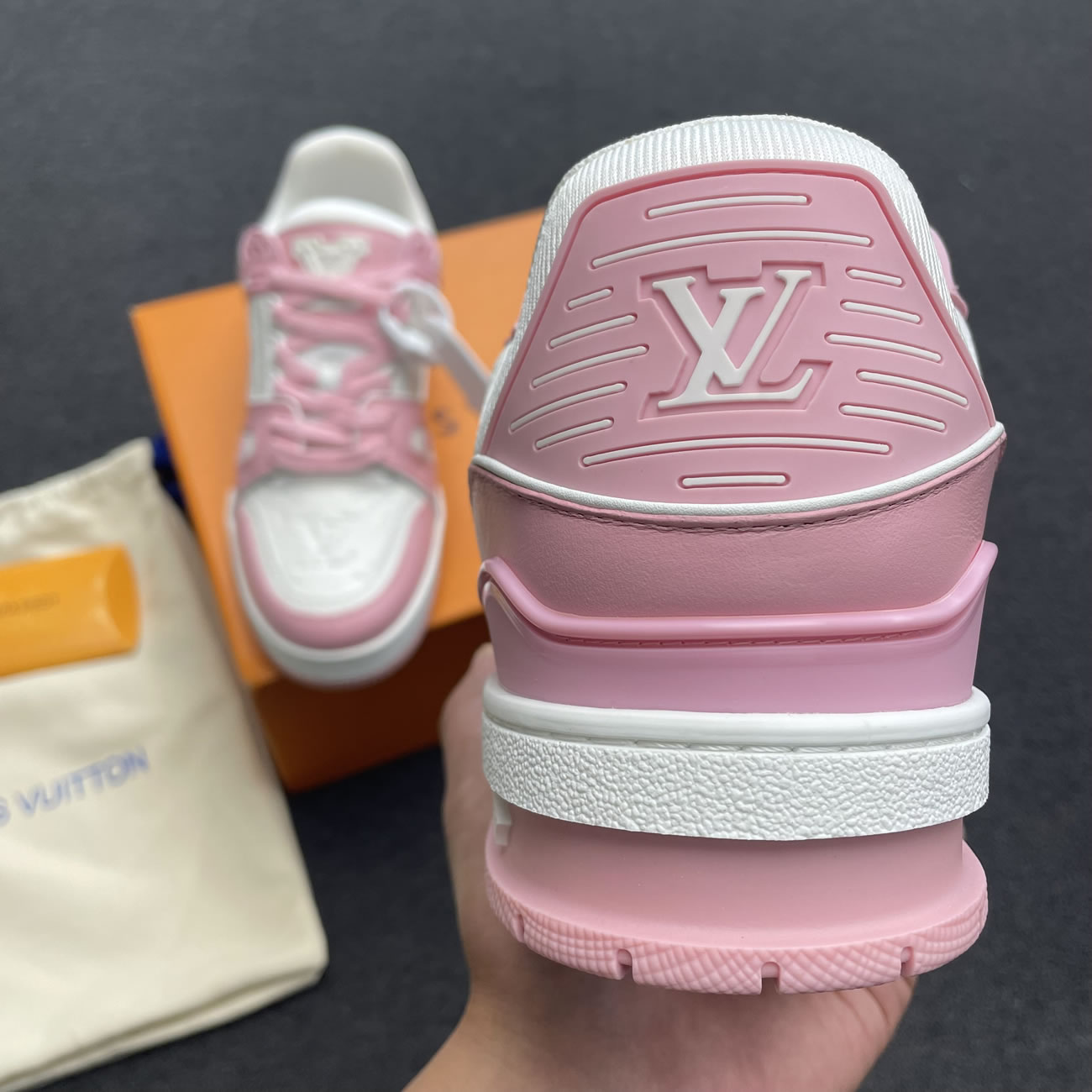 Lv Trainer Vuitton Sneaker Pink 1aa6w3 (6) - newkick.org