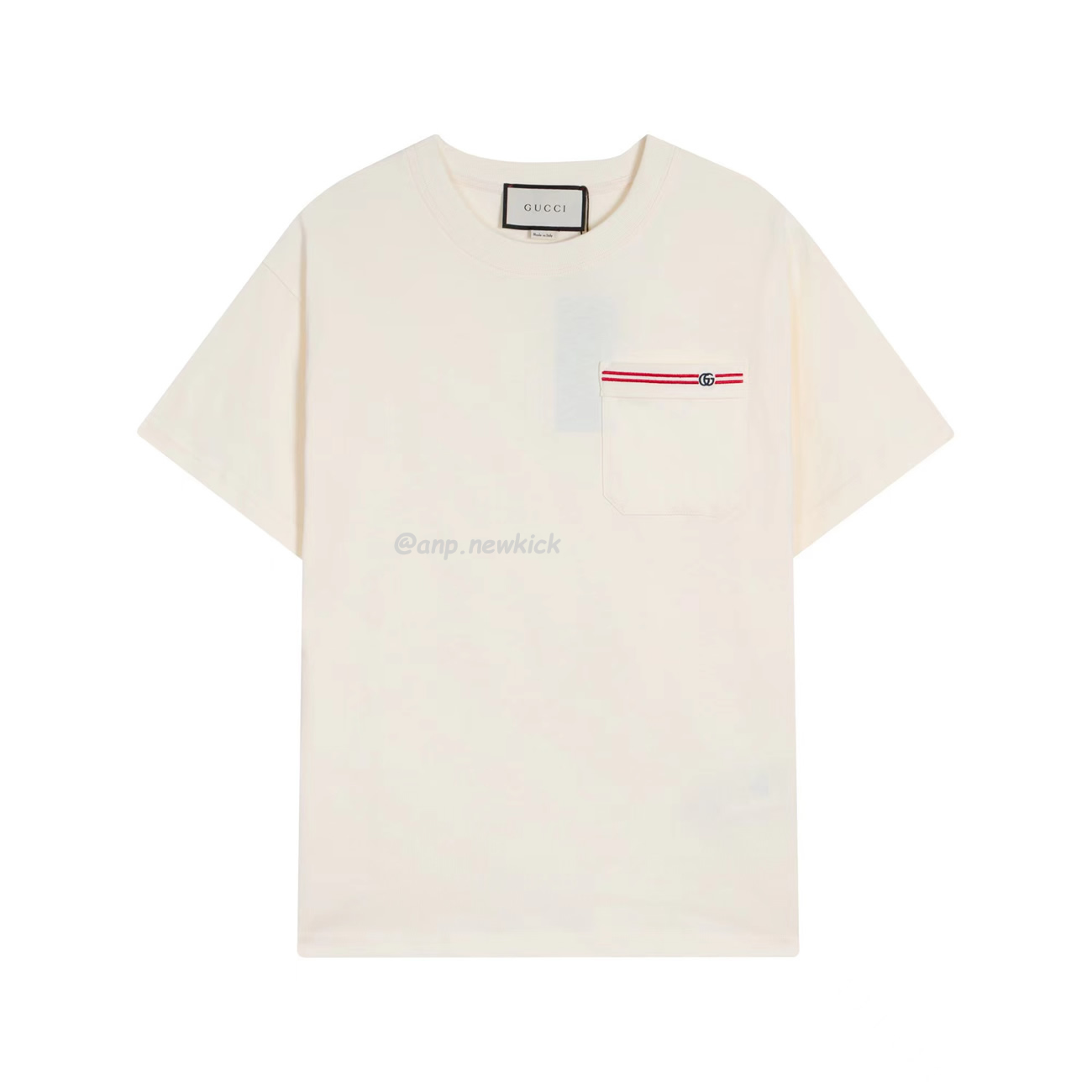 Gucci Xjdvi Emrboidery T Shirt White 673710 (1) - newkick.org