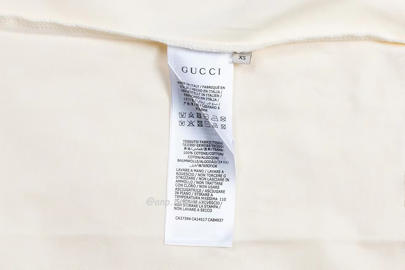 Gucci Xjdvi Emrboidery T Shirt White 673710 (12) - newkick.org