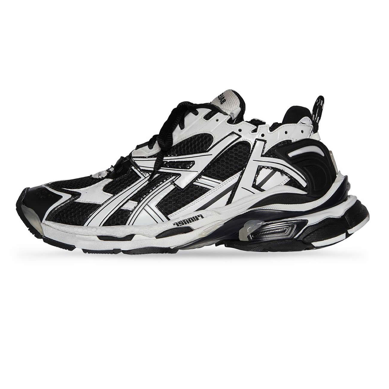 Balenciaga Runner White Black White 677403w3rb29010 (1) - newkick.org