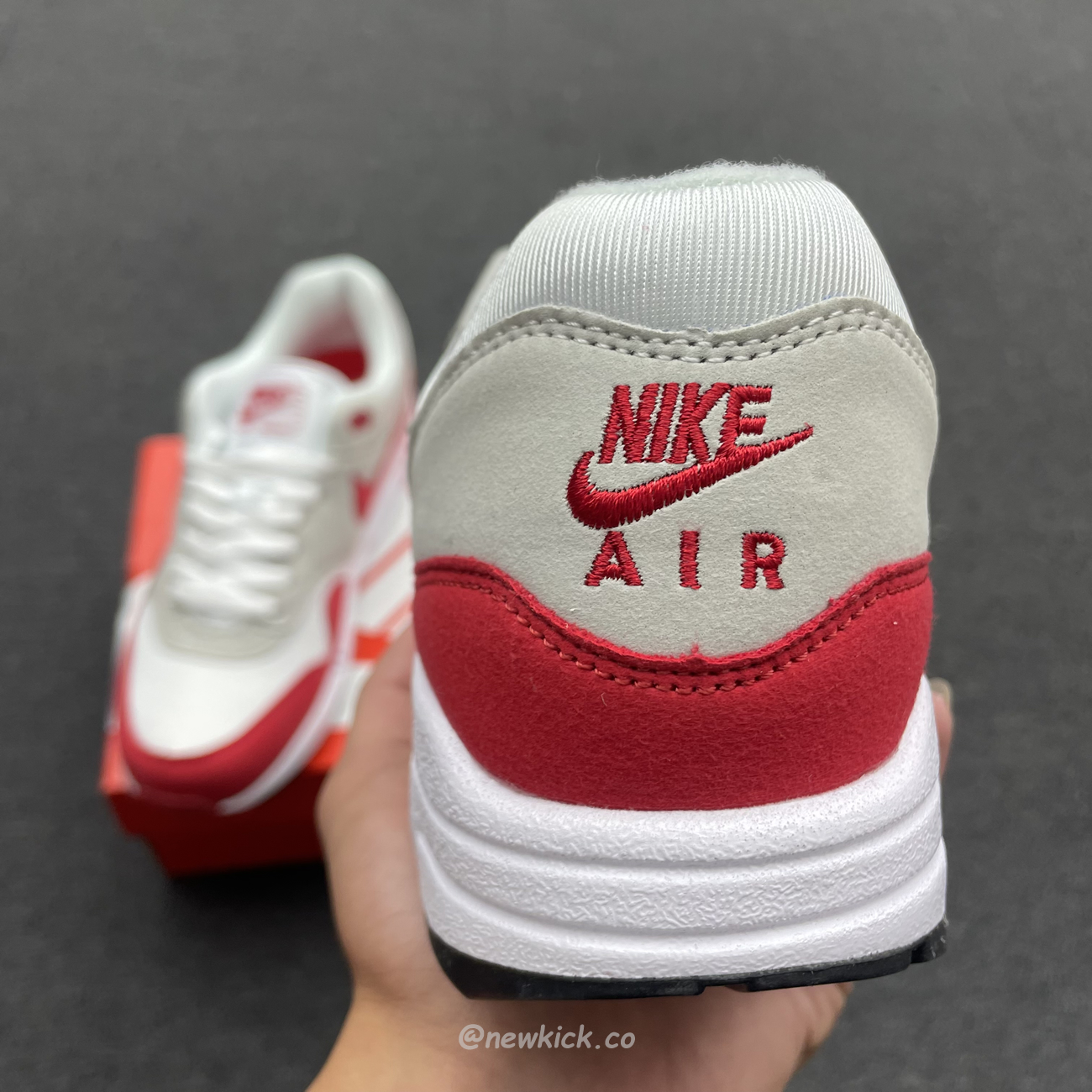 Nike Air Max 1 Anniversary Red 20172018 Restock Pair 908375 103(10) - newkick.org